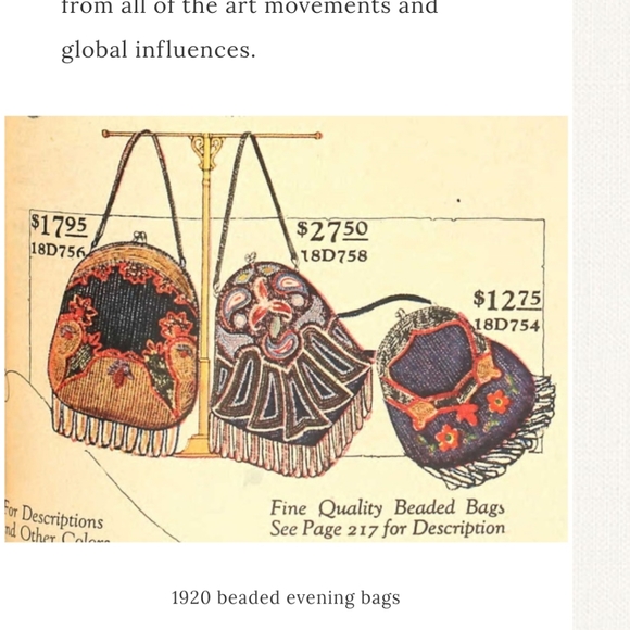 Vintage beaded purse - Picture 5 of 7